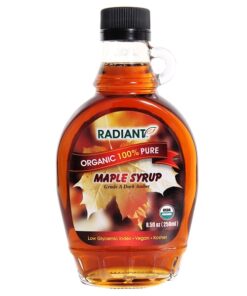 Siro Lá Phong Maple Syrup Hữu Cơ Radiant Code 250ml